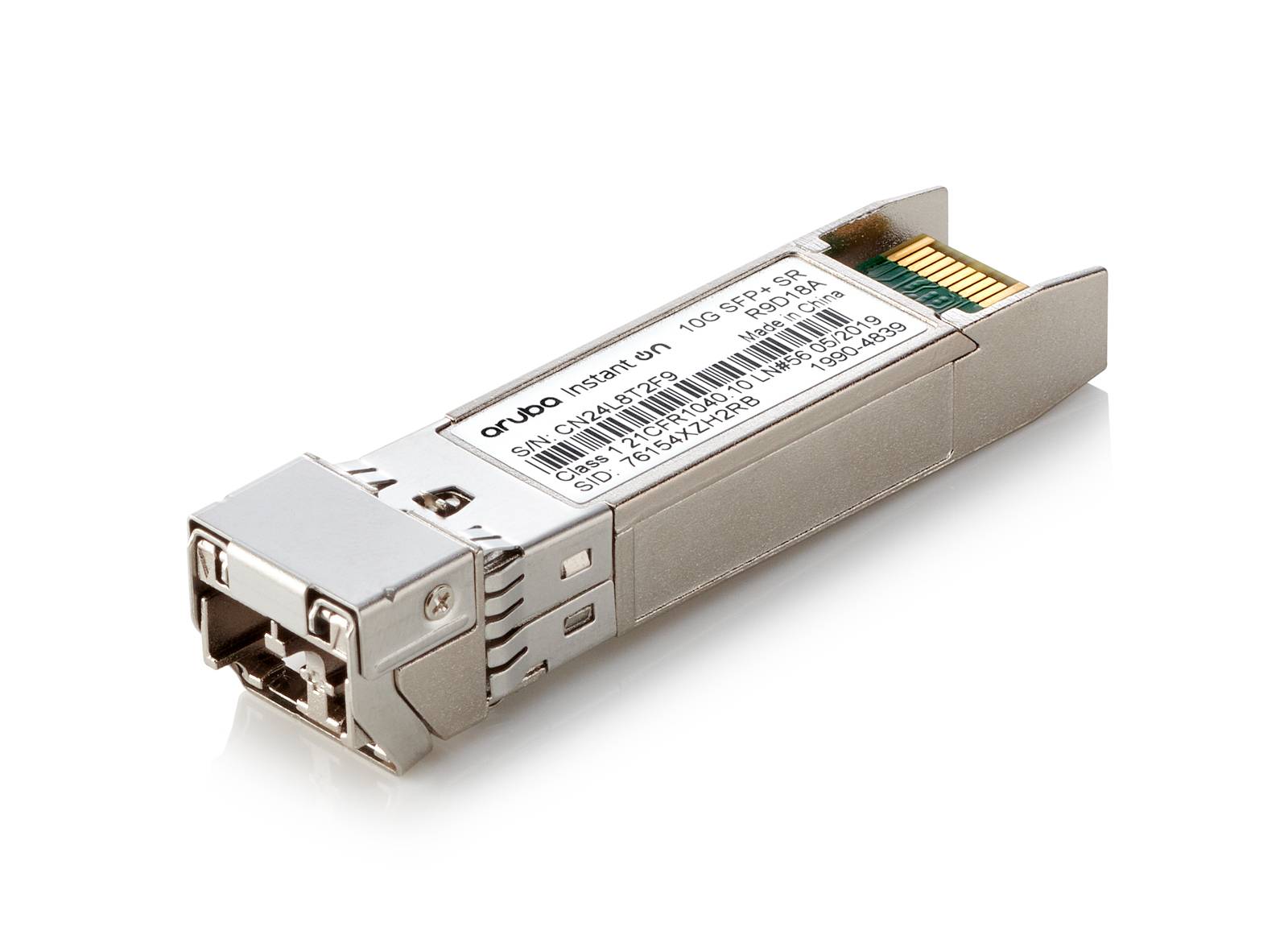 Transceptor HPE Networking Instant On 10 Gbit/s SFP+ LC SR 300 m OM3 MMF (R9D18A) - Transceptor HPE Networking Instant On 10 Gbit/s SFP+ LC SR 300 m OM3 MMF (R9D18A) -